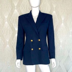 Lauren Ralph Lauren Navy Blazer with Gold Buttons